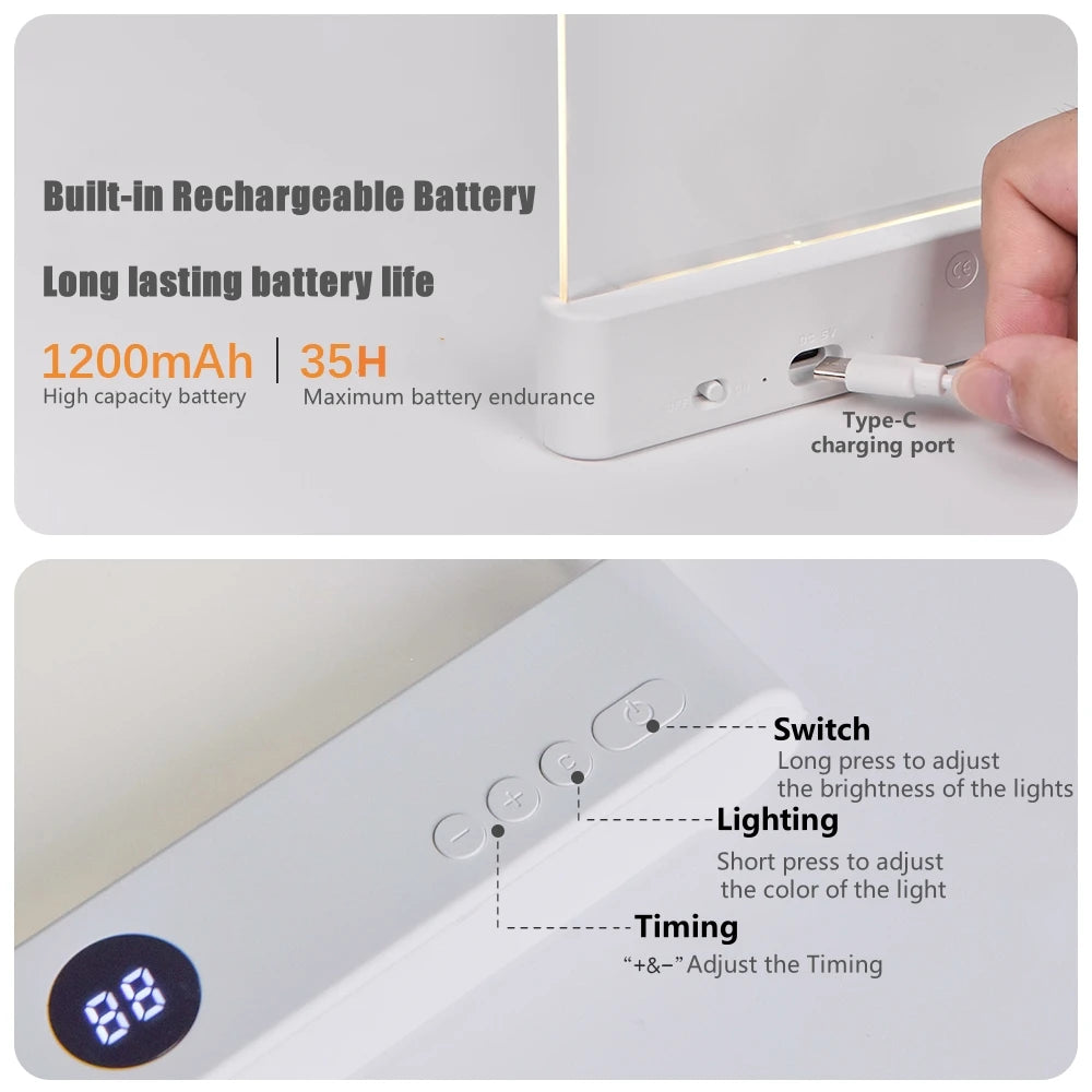 LumiRead Pro - Smart Reading Light & Book Lamp