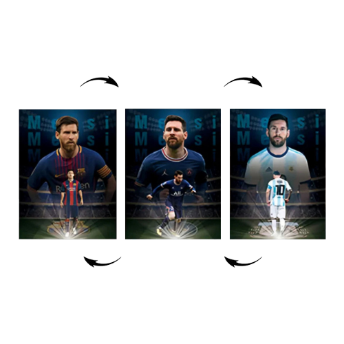 Póster 3D de Lionel Messi