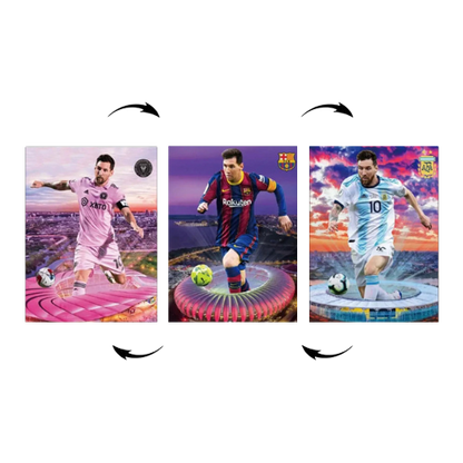 Póster 3D de Lionel Messi